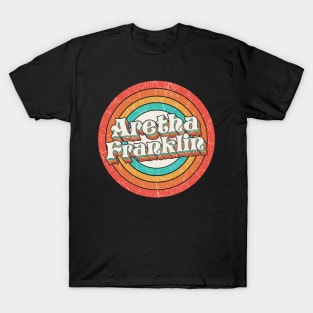 Aretha Proud Name - Vintage Grunge Style T-Shirt